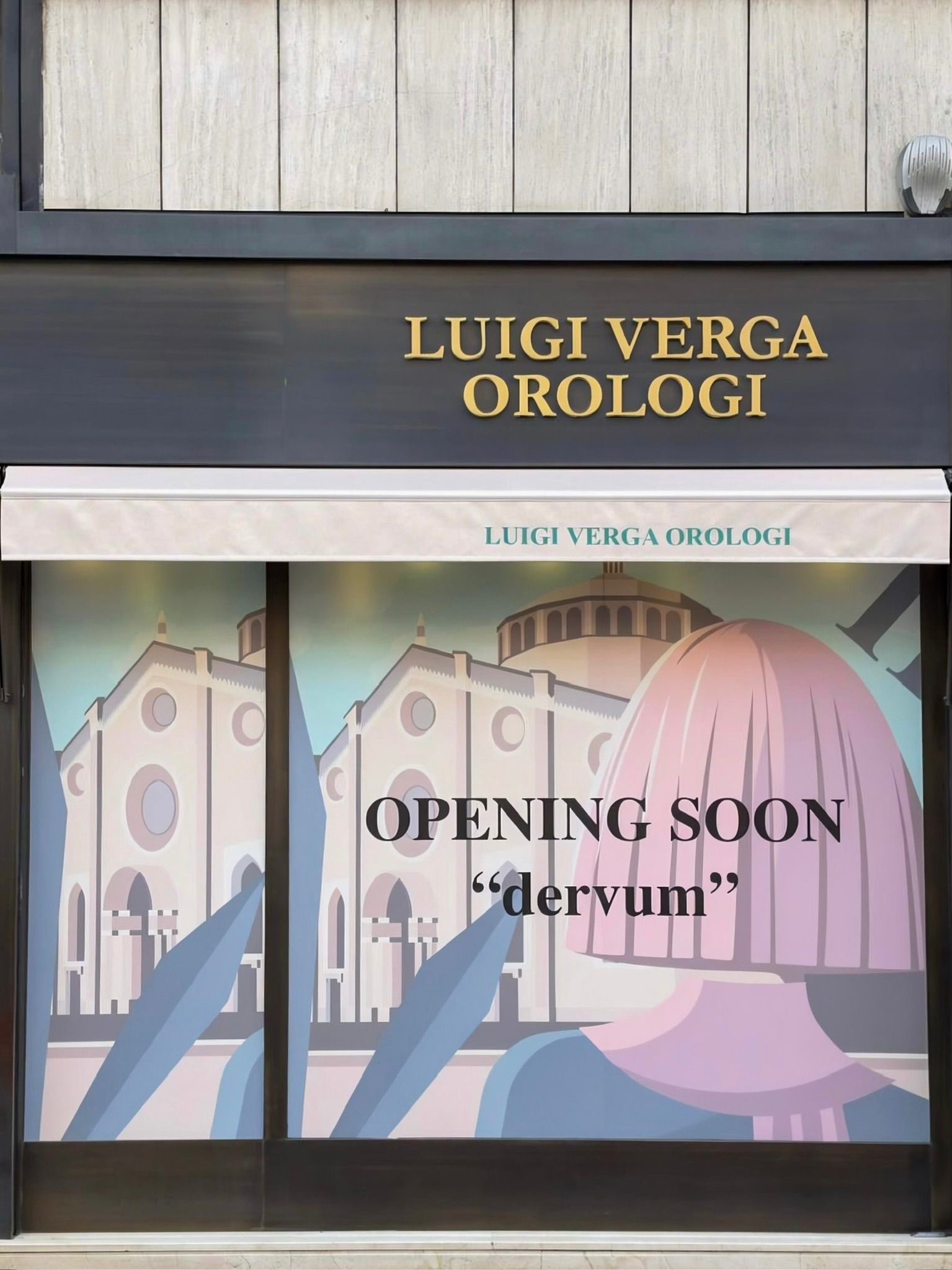 riapertura vetrofania